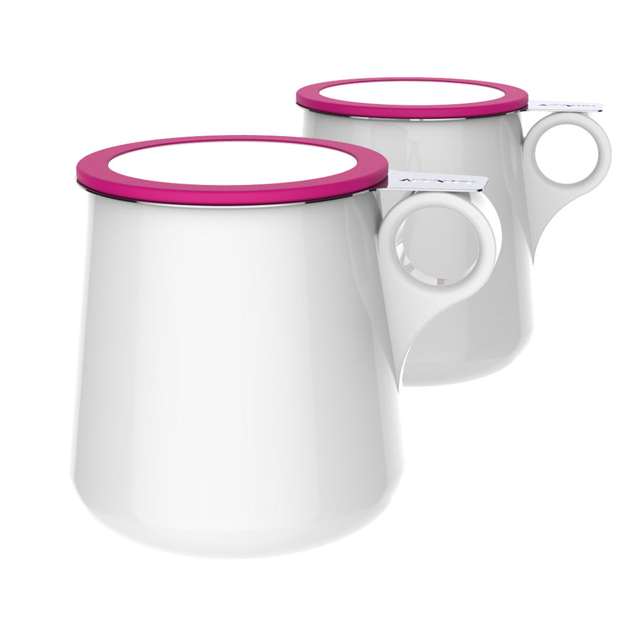 Loop Modern Tea Infuser Mug Pink - Affnyt