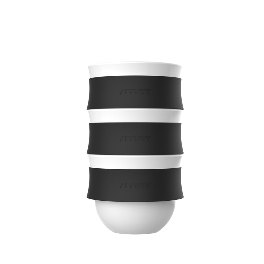 Fuse 6oz stackable Coffee Cup Black - Affnyt