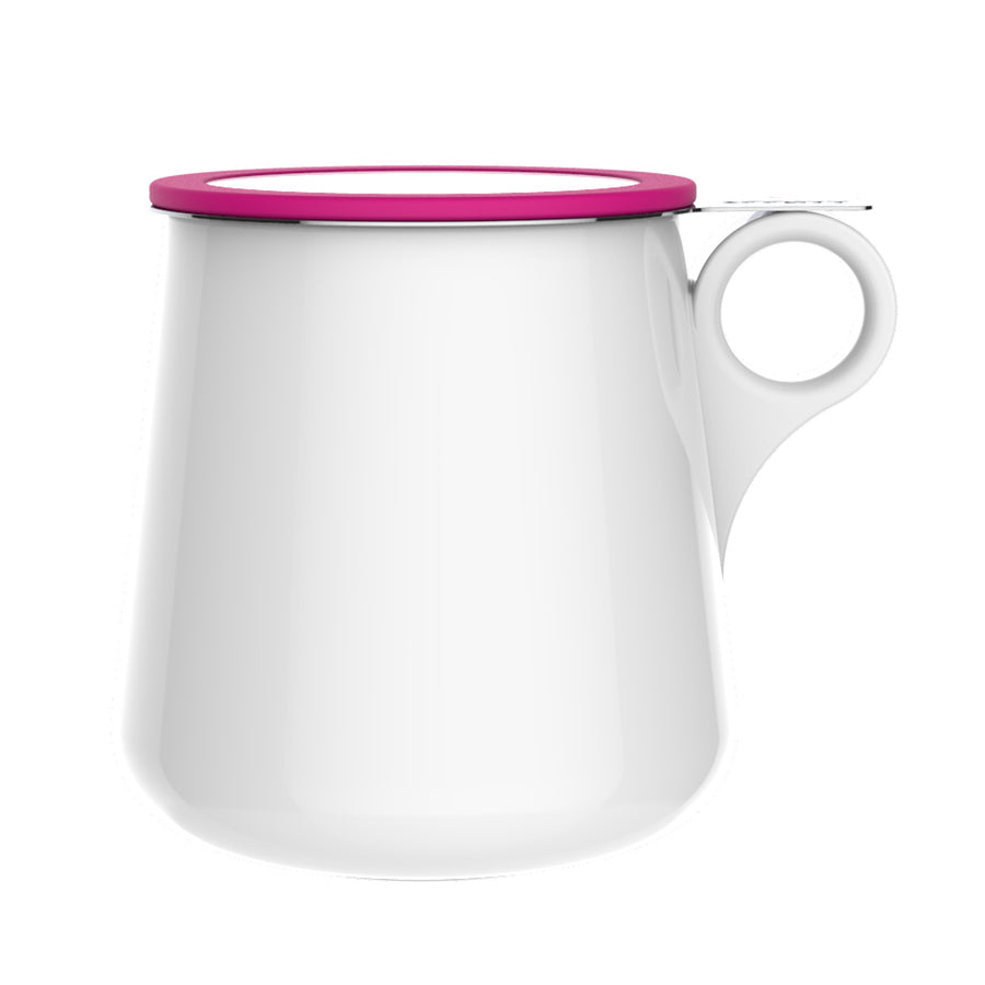Loop Modern Tea Infuser Mug Pink - Affnyt